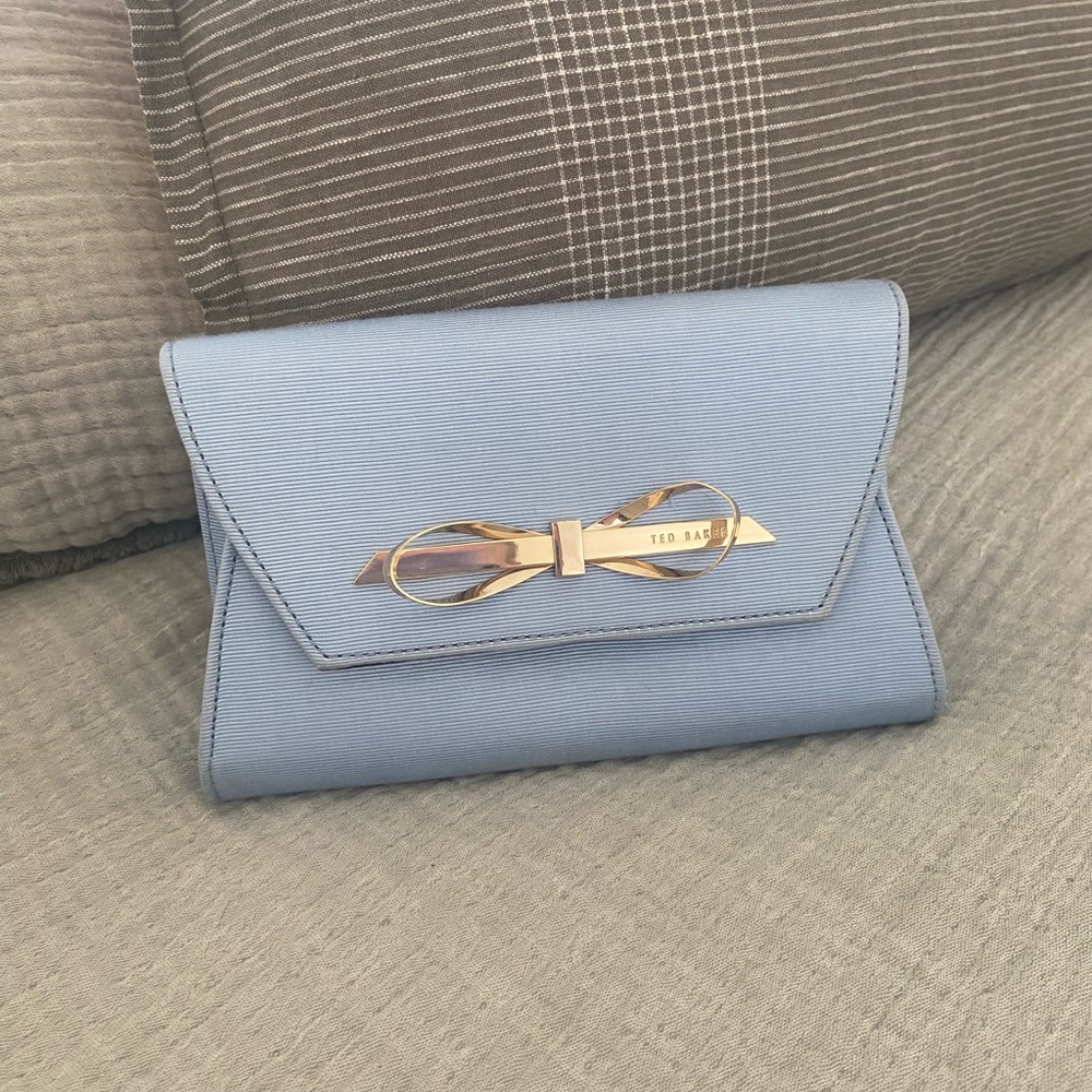 Ted Baker Blue Clutch Bag